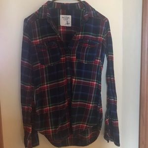 Abercrombie & Fitch Plaid Button Up Long Sleeve